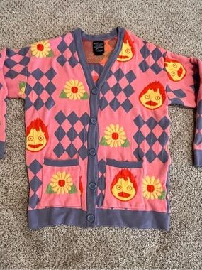 Her Universe Pink Floral Character Cardigan Howl’s moving Castle